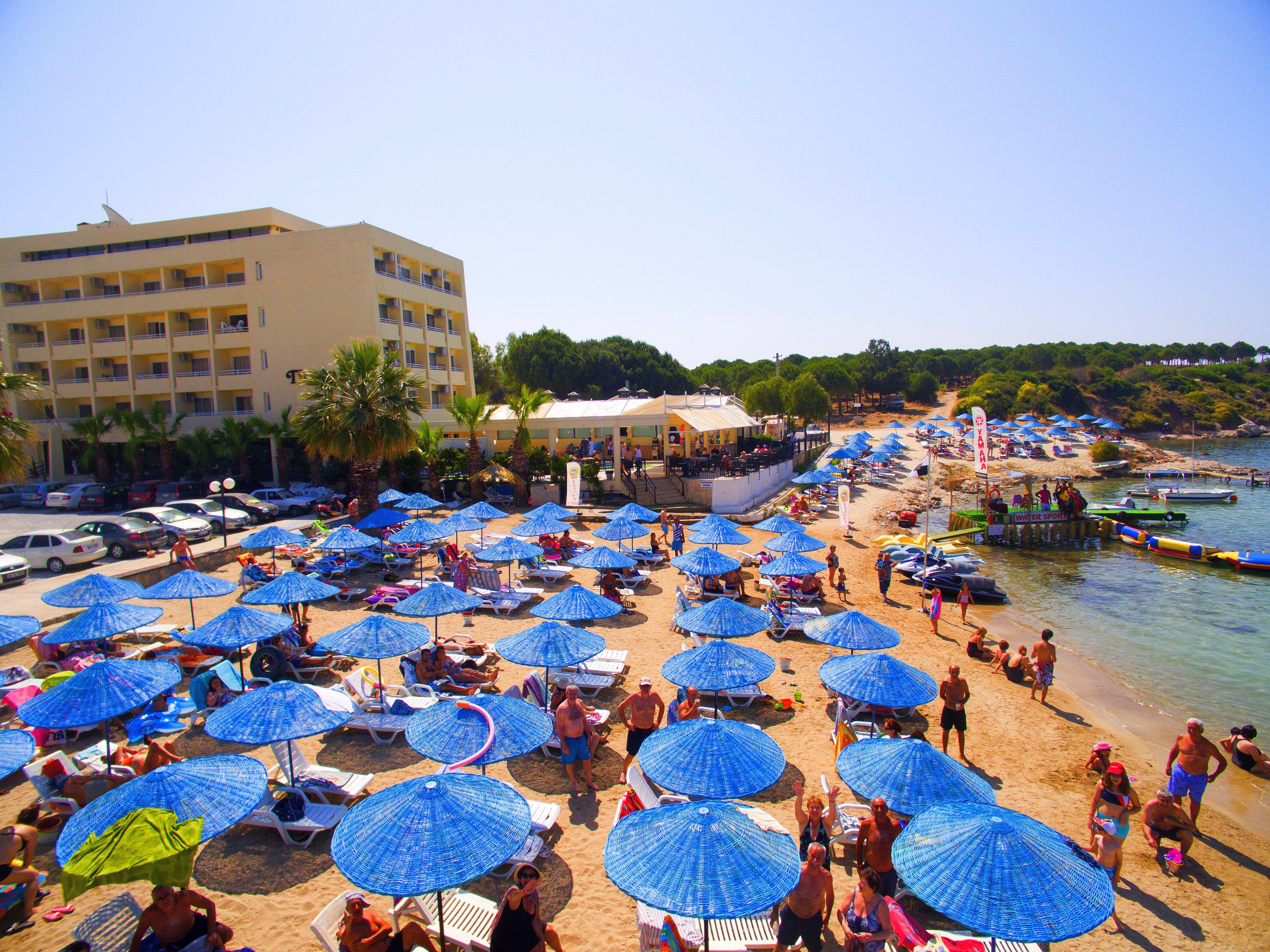 Tuntas Beach Hotel Altinkum Дидим Экстерьер фото