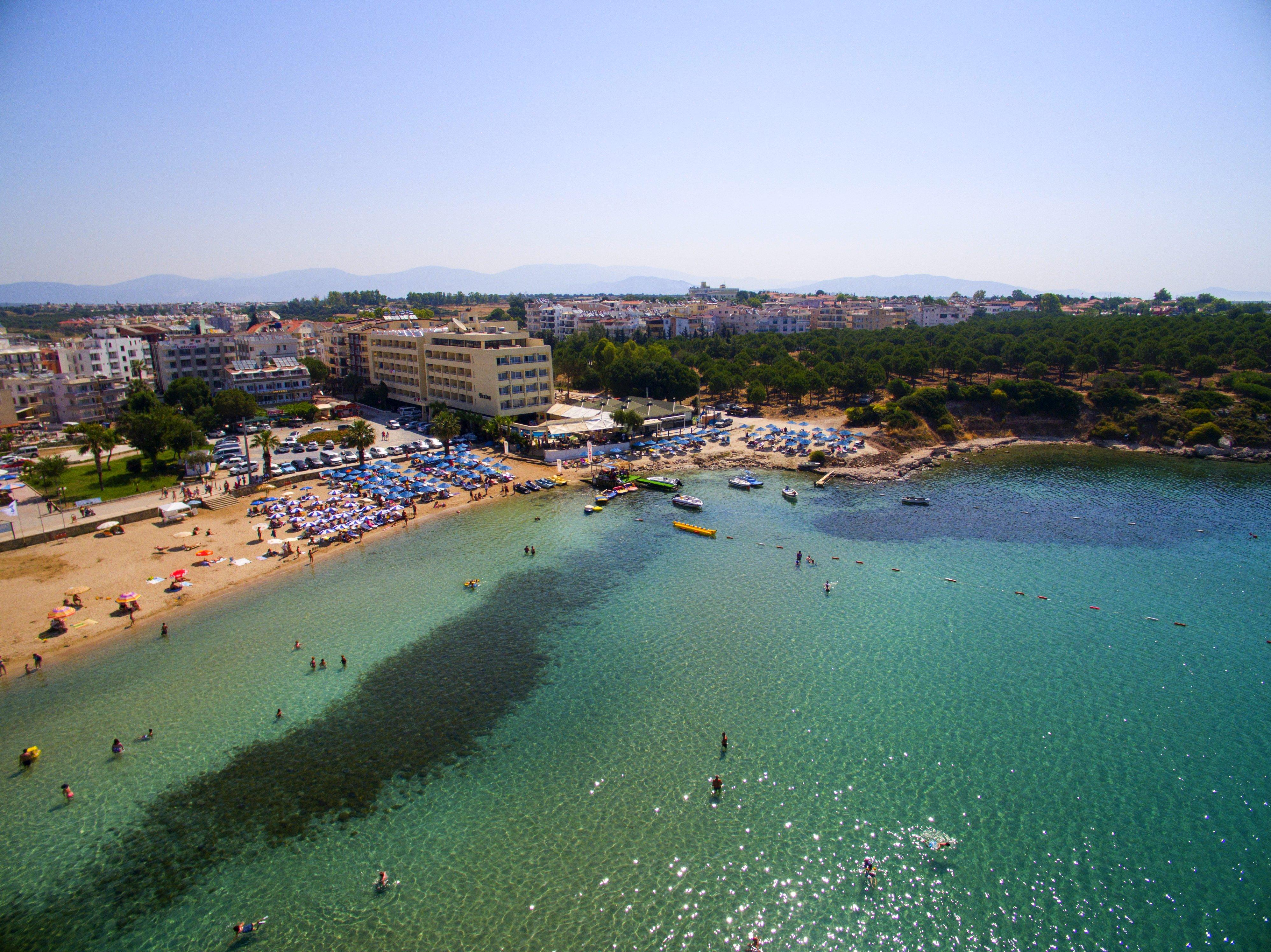 Tuntas Beach Hotel Altinkum Дидим Экстерьер фото